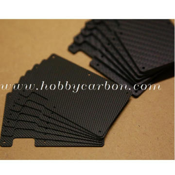 Carteira porta-cartões de fibra de carbono minimalista